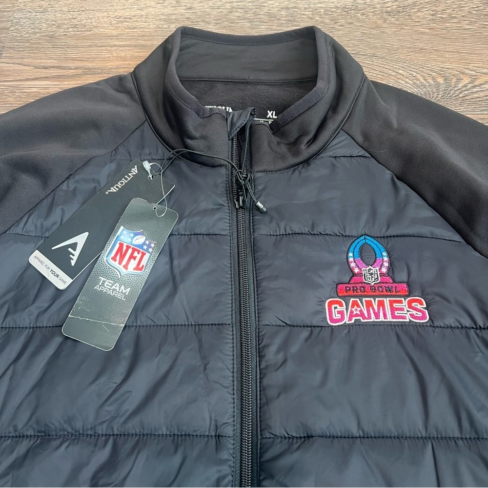 NWT Antigua NFL Pro Bowl Games Altitude Jacket Black Full Zip Men’s XL - Picture 2 of 10